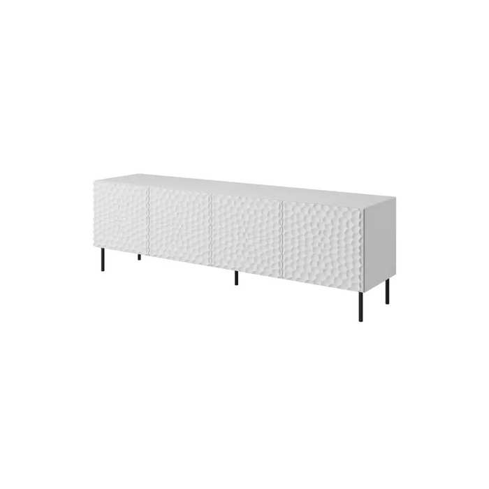 RTV HOLE cabinet 190x40.5x59.5 cm white matt - TV cabinets made of furniture boardSTV-ZPM<<<TV cabinetsSTV<<<ActionPL