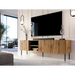 RTV JUNGLE cabinet 190x40.5x59.5 oak wotan + black legs - TV cabinets made of furniture boardSTV-ZPM<<<TV
