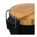 Rubbish bin 5five Simply Smart Natureo Bamboo 3 L White Black (3 L) - Почистване Прахосмукачки И Гладене<<<Дом