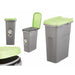 Rubbish bin Stefanplast Green Grey Plastic 25 L (6 Units) - Почистване Прахосмукачки И Гладене<<<Дом
