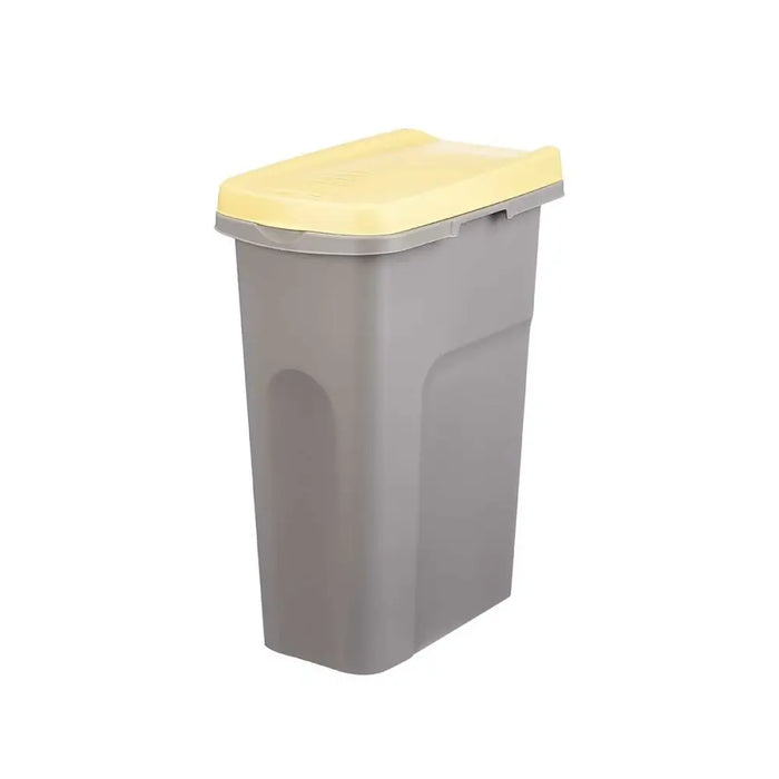 Rubbish bin Stefanplast Yellow Grey Plastic 25 L (6 Units) - Почистване Прахосмукачки И Гладене<<<Дом