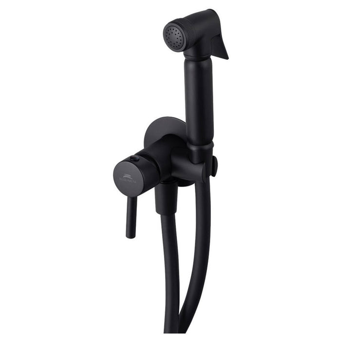 HYGIENIC SHOWER SET RUBINETA BLACK