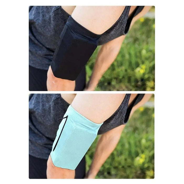 Running armband phone armband S blue - Sport products<<<HurtelXML