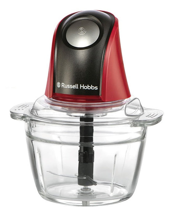 Russell Hobbs 27130-56 electric food chopper 0.5 L 200 W Black, Red, Transparent