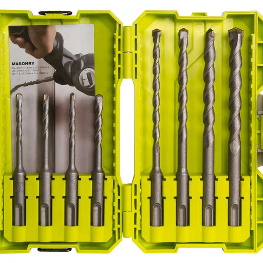 RYOBI RAK08SDS2 CONCRETE DRILL SET 8 PCS - Комплекти свредла<<<Консумативи за електроинструменти<<<Инструменти и