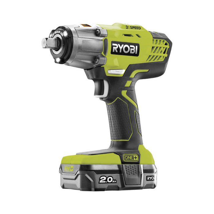RYOBI R18IW3-120S CORDLESS IMPACT WRENCH 18 V, 400.00 nm, NUMBER OF BATTERIES 1, BATTERY CAPACITY 2.00 Ah