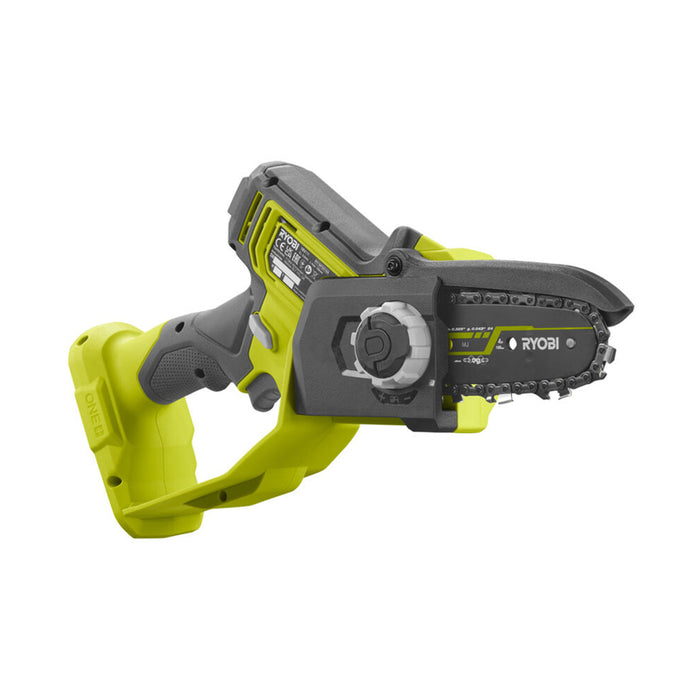BATTERY MINI CHAIN SAW RYOBI RY18PSX10A-0 18 V, BAR LENGTH 10.00 cm, WITHOUT BATTERY AND CHARGER, BAR LENGTH 10.00 cm