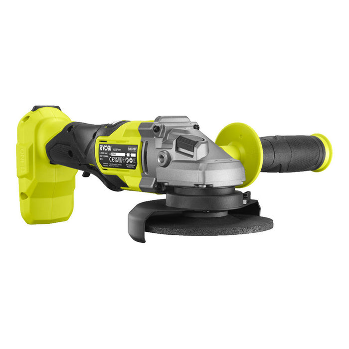RYOBI RAG18X-0 18 V CORDLESS ANGLE SAVER, WITHOUT BATTERY AND CHARGER, 125 mm