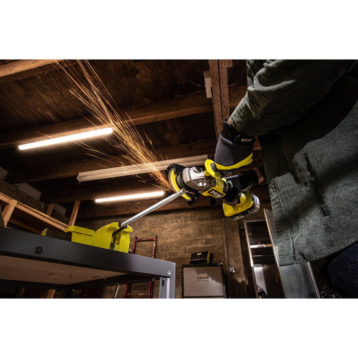 RYOBI RAG18X-0 18 V CORDLESS ANGLE SAVER, WITHOUT BATTERY AND CHARGER, 125 mm