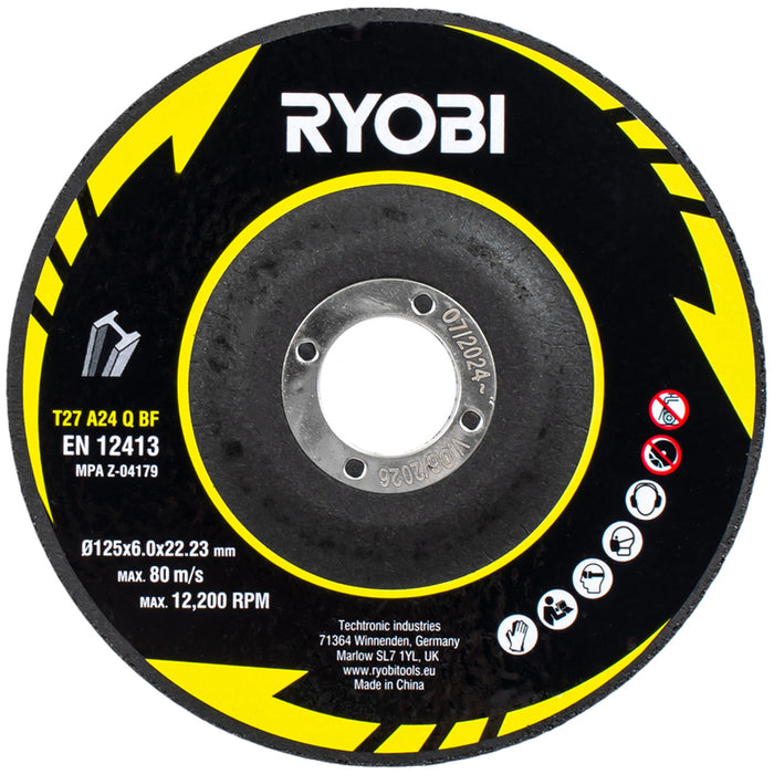 Angle grinder RYOBI RAG800-125TA6 125 mm, 800 W