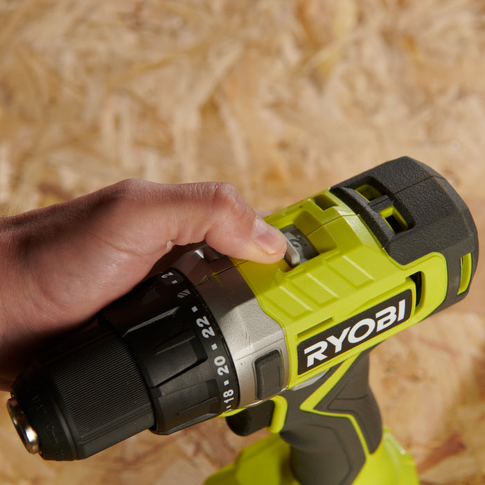 RYOBI RDD18-0 CORDLESS DRILL 18 V, 52.00 nm, WITHOUT BATTERY AND CHARGER