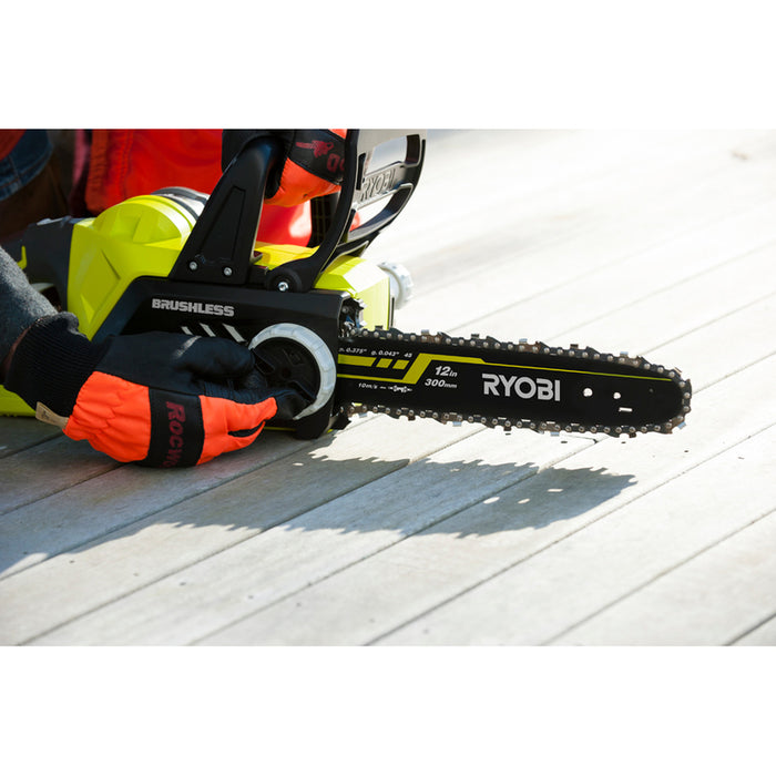 BATTERY BRUSHLESS CHAIN SAW RYOBI OCS1830 18 V, WITHOUT BATTERY AND CHARGER, BAR LENGTH 30.00 cm