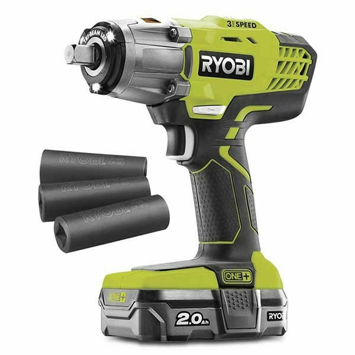 RYOBI R18IW3-120S CORDLESS IMPACT WRENCH 18 V, 400.00 nm, NUMBER OF BATTERIES 1, BATTERY CAPACITY 2.00 Ah