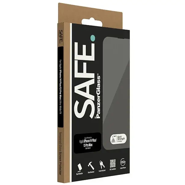 SAFE by PanzerGlass Ultra-Wide Fit Tempered Glass for iPhone 14 Plus / 13 Pro Max - Cell phone tempered