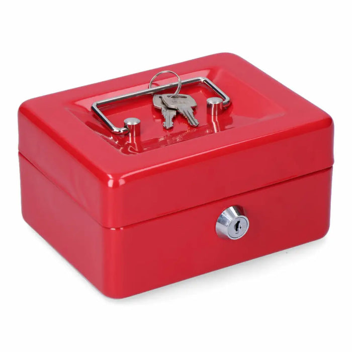 Safe-deposit box Micel CFC09 M13392 Red Steel 15,2 x 11,8 x 8 cm - Сигурност Удома<<<Дом Градина<<<BigBuy&&&Системи за