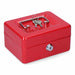 Safe-deposit box Micel CFC09 M13392 Red Steel 15,2 x 11,8 x 8 cm - Сигурност Удома<<<Дом Градина<<<BigBuy&&&Системи за