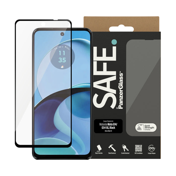 GLASS SAFE MOTO G14/G54 5G BLACK