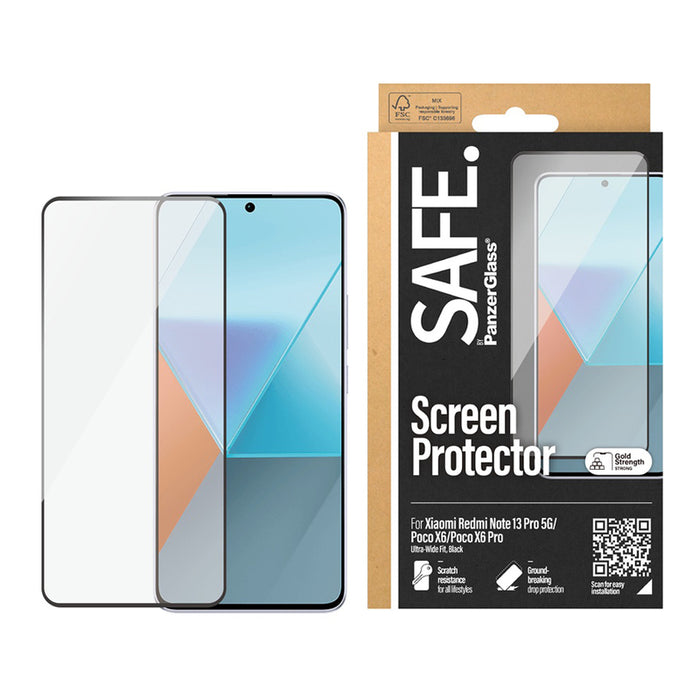 GLASS SAFE XIAOMI NOTE 13 PRO 4G/5G BK