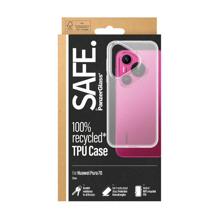 CASE SAFE HUAWEI PURA 70 CLEAR CASE