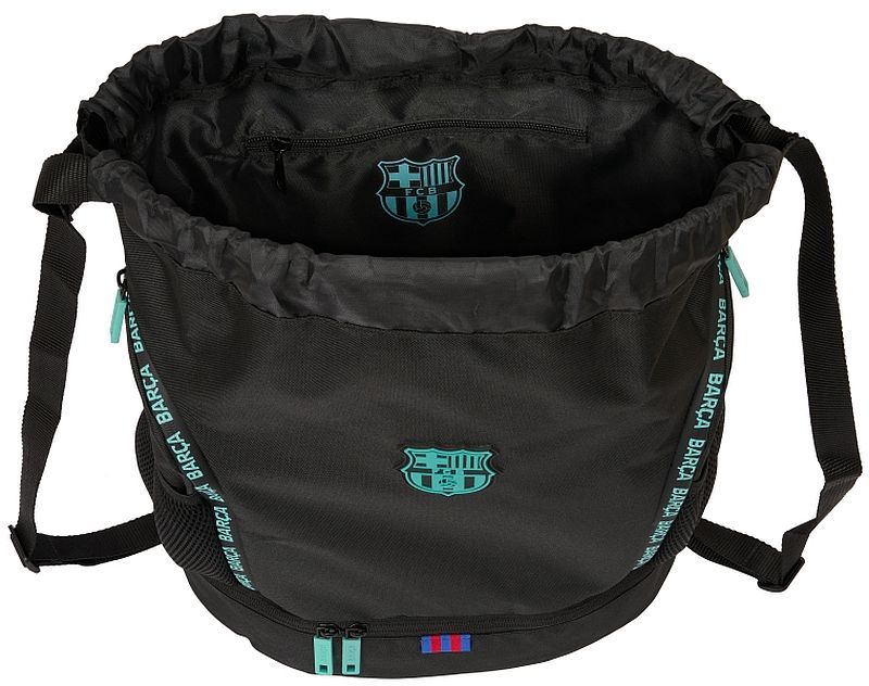Child's Backpack Bag F.C. Barcelona Black 35 x 40 x 1 cm