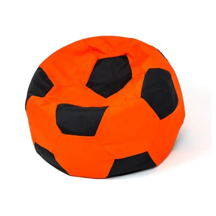 Sako bag pouf Ball orange-black XL 120 cm - Poufs for children/youthPUF-DZI<<<Poufs and footrestsPUF<<<ActionPL