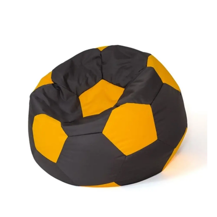 Sako bag pouffe Ball black-yellow XL 120 cm - Poufs for children/youthPUF-DZI<<<Poufs and footrestsPUF<<<ActionPL