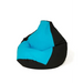 Sako bag pouffe Pear black and blue L 105 x 80 cm - Sako poufsPUF-SAK<<<Poufs and footrestsPUF<<<ActionPL