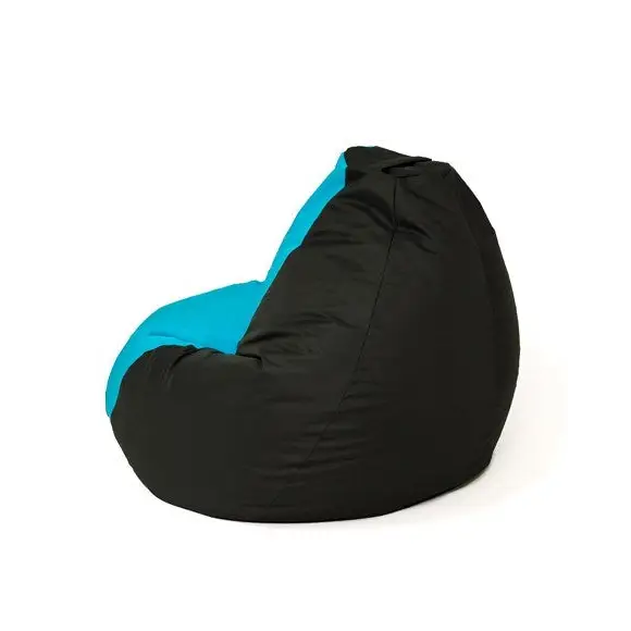 Sako bag pouffe Pear black and blue XL 130 x 90 cm - Sako poufsPUF-SAK<<<Poufs and footrestsPUF<<<ActionPL