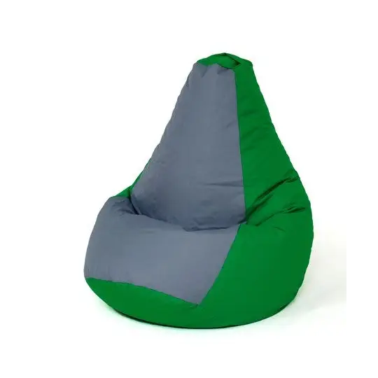 Sako bag pouffe Pear green-grey XL 130 x 90 cm - Sako poufsPUF-SAK<<<Poufs and footrestsPUF<<<ActionPL