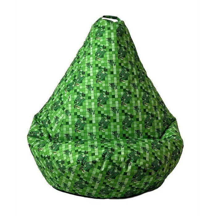 Sako bag pouffe Pear print Minecraft XL 130 x 90 cm - Sako poufsPUF-SAK<<<Poufs and footrestsPUF<<<ActionPL