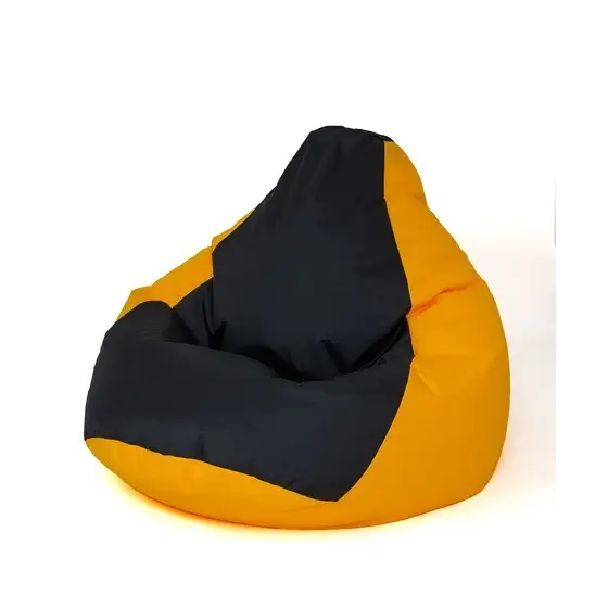 Sako bag pouffe Pear yellow-black L 105 x 80 cm - Sako poufsPUF-SAK<<<Poufs and footrestsPUF<<<ActionPL