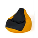 Sako bag pouffe Pear yellow-black XL 130 x 90 cm - Sako poufsPUF-SAK<<<Poufs and footrestsPUF<<<ActionPL