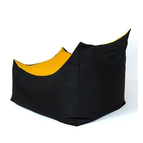 Sako bag pouffe Tron black-orange XXL 140 x 90 cm - Sako poufsPUF-SAK<<<Poufs and footrestsPUF<<<ActionPL