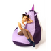 Sako bag pouffe Unicorn purple-light purple L 105 x 80 cm - Poufs for children/youthPUF-DZI<<<Poufs