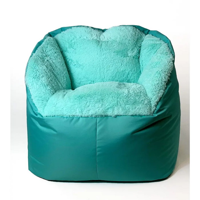 Sako sack pouf Fluffy mint XXL 140 x 90 cm - Sako poufsPUF-SAK<<<Poufs and footrestsPUF<<<ActionPL