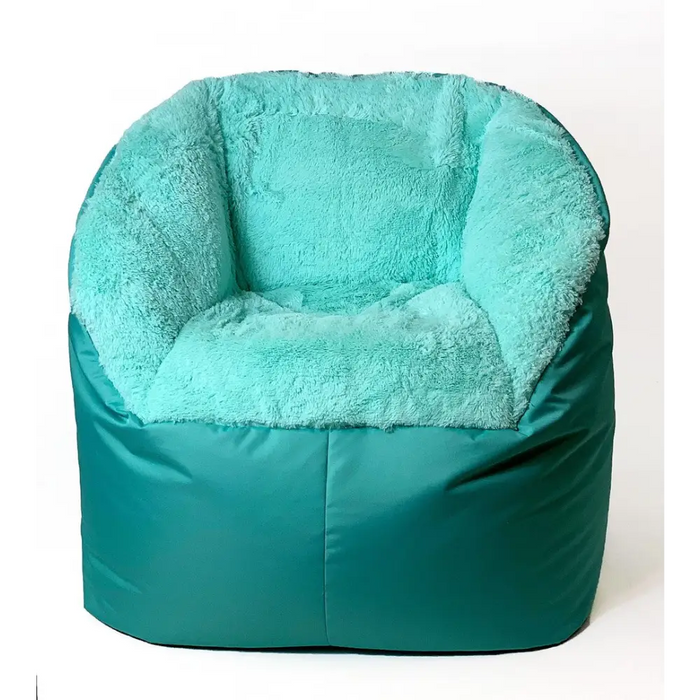 Sako sack pouf Fluffy mint XXL 140 x 90 cm - Sako poufsPUF-SAK<<<Poufs and footrestsPUF<<<ActionPL