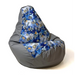 Sako sack pouffe pear print grey spaceships L 105 x 80 cm - Sako poufsPUF-SAK<<<Poufs and footrestsPUF<<<ActionPL