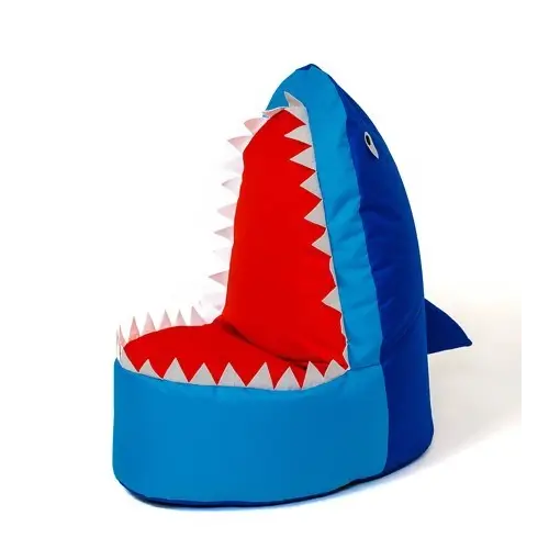 Sako sack pouffe Shark navy blue XXL 100 x 60 cm - Poufs for children/youthPUF-DZI<<<Poufs and footrestsPUF<<<ActionPL