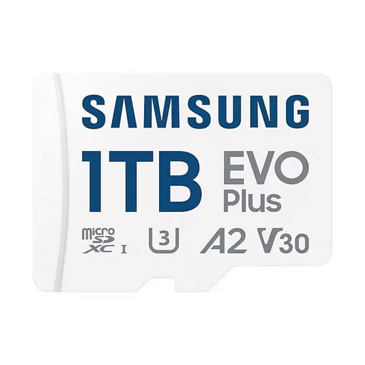 Samsung 1TB micro SD Card EVO Plus with Adapter UHS-I interface Read Speed up to 160MB/s - Micro SD Cards