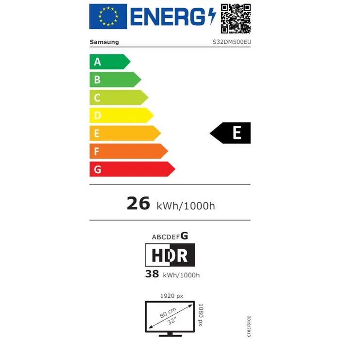 Samsung 32DM500 32’’ VA LED SMART 1920x1080 2xUSB 2.0 2xHDMI 1.4 Wi-Fi 5 Bluetooth Speakers Black - Monitors
