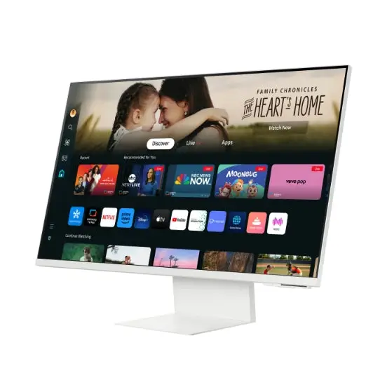 Samsung 32DM801 32’’ VA SMART 3840x2160 Bluetooth 4.2 WiFi 5 USB-C 65W 2xUSB 2xHDMI Speakers White - Monitors