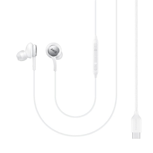 Samsung AKG wired in-ear headphones USB-C white (EO-IC100BWEGEU) - Headphones