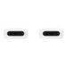 SAMSUNG Cable USB-C to USB-C 3A 15W & 25W 1m White - Кабели и адаптери<<<Аксесоари за смартфони<<<Телеком и Преносими