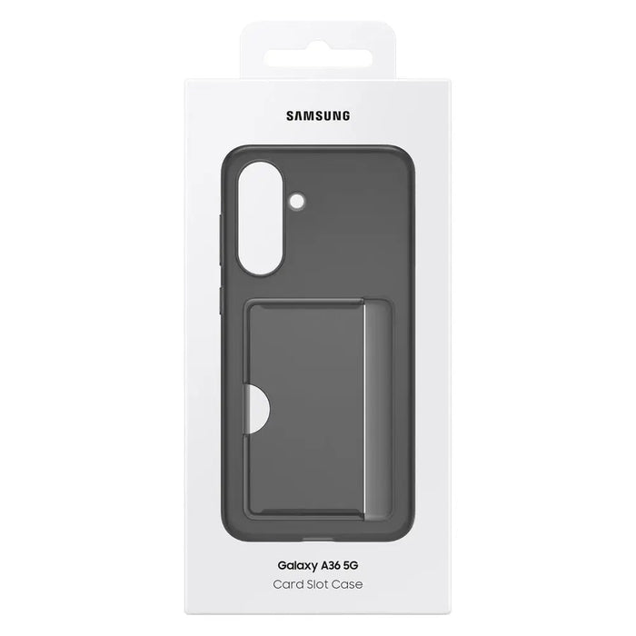 Samsung Card Slot Case EF-OA366TBEGWW with Card Slot for Samsung Galaxy A36 5G - Black - Cell phone cases