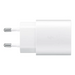 SAMSUNG Charger 25W Travel Adapter USB Type C without cable White - Зарядни устройства и Powerbank<<<Аксесоари за