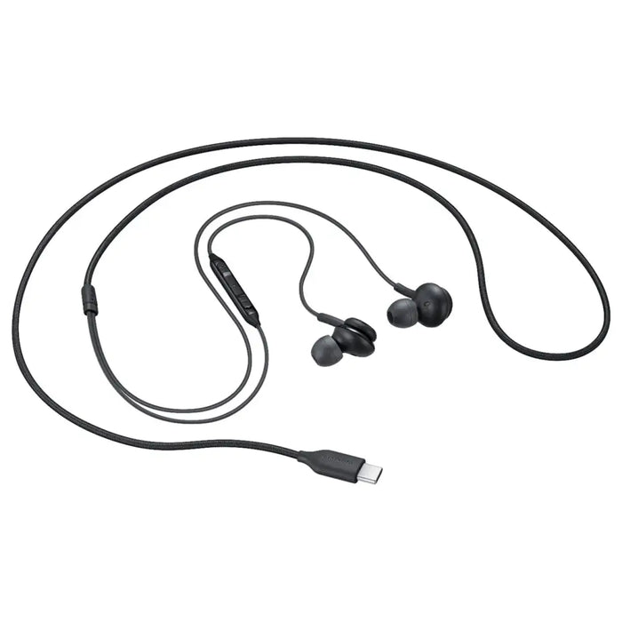 Samsung EO-IC100BBE USB-C Stereo Hi-Fi Wired Headphones (OOB Bulk - Replacement Packaging) - Black - Headphones