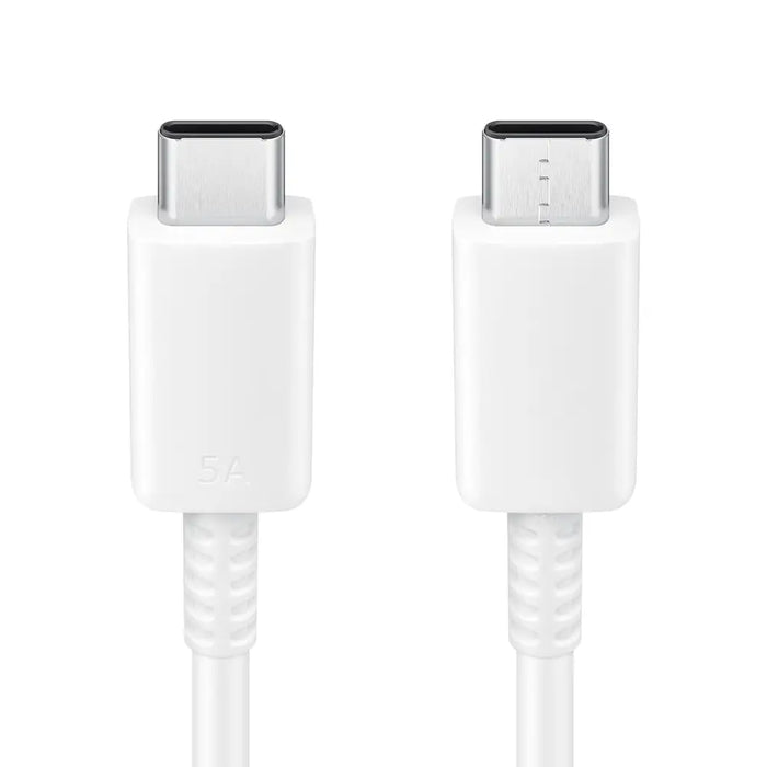 Samsung EP-DN975BWEGWW USB-C - USB-C 5A 480Mb/s cable 1m - white - Cell phone cables<<<HurtelXML&&&Samsung