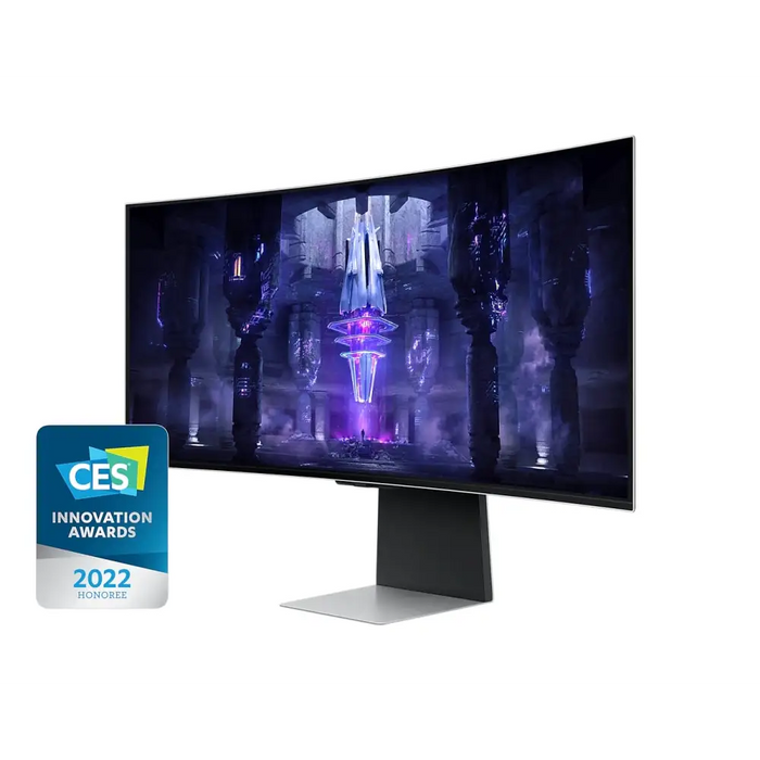 Samsung G85SB computer monitor 86.4 cm (34’’) 3440 x 1440 pixels UltraWide Quad HD OLED Silver - Консюмър и гейминг
