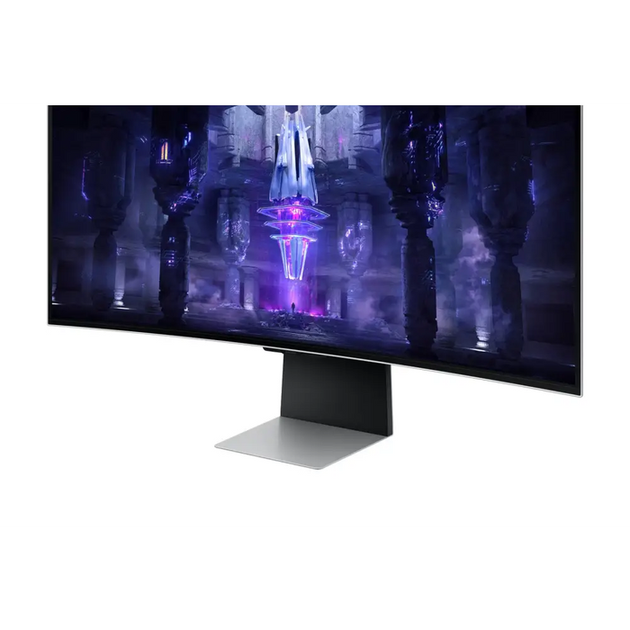 Samsung G85SB computer monitor 86.4 cm (34’’) 3440 x 1440 pixels UltraWide Quad HD OLED Silver - Консюмър и гейминг