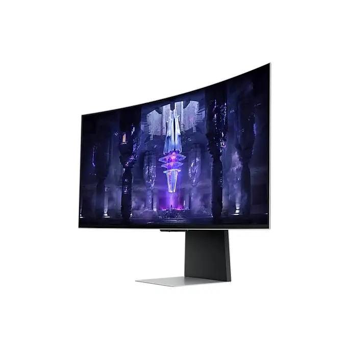 Samsung G85SB computer monitor 86.4 cm (34’’) 3440 x 1440 pixels UltraWide Quad HD OLED Silver - Консюмър и гейминг